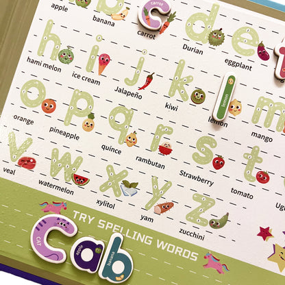 Magnetic Alphabet Letters Book – A to Z Learning for Kids